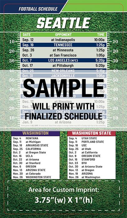 Full Magnet Football Schedules | Real Estate